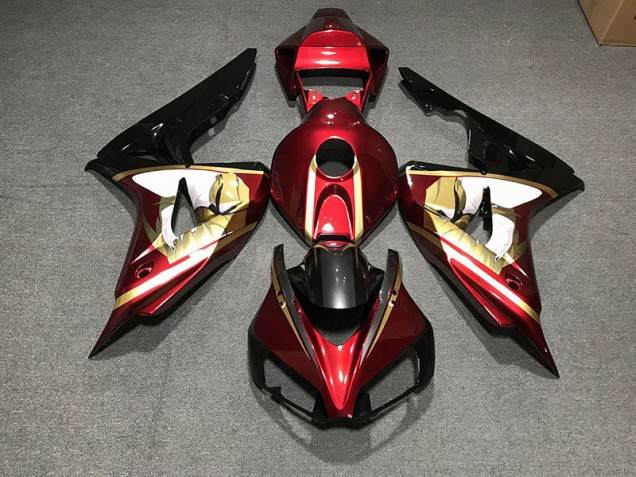 2006-2007 Deep Red & Gold Honda CBR1000RR Motorcycle Fairing 2006-2007 Deep Red & Gold Honda CBR1000RR Motorcycle Fairing