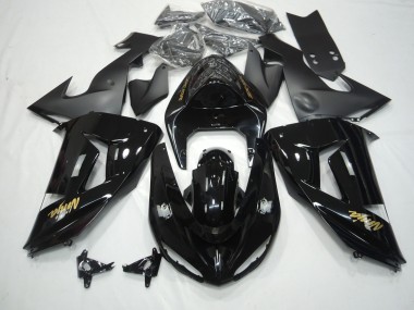 2006-2007 Gloss Black Kawasaki ZX10R Motorcycle Fairing