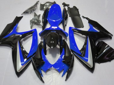 2006-2007 Gloss Blue Debadged Suzuki GSXR 600-750 Motorcycle Fairing
