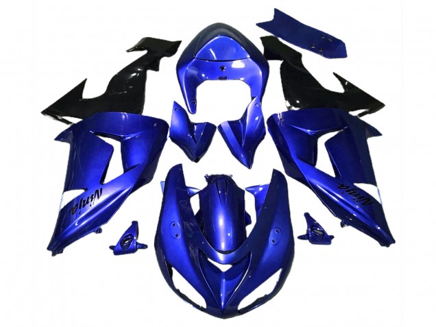 2006-2007 Gloss Blue Kawasaki ZX10R Motorcycle Fairing 2006-2007 Gloss Blue Kawasaki ZX10R Motorcycle Fairing