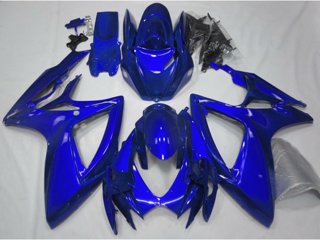 2006-2007 Gloss Blue Plain Suzuki GSXR 600-750 Motorcycle Fairing 2006-2007 Gloss Blue Plain Suzuki GSXR 600-750 Motorcycle Fairing