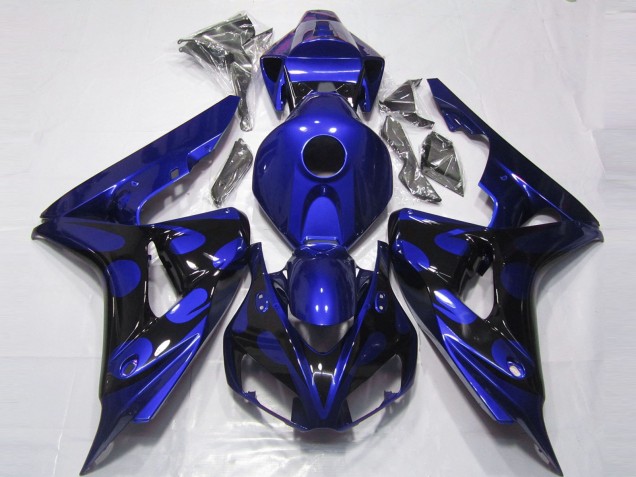 2006-2007 Gloss Blue and Black Honda CBR1000RR Motorcycle Fairing 2006-2007 Gloss Blue and Black Honda CBR1000RR Motorcycle Fairing