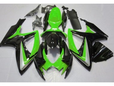2006-2007 Gloss Green Debadged Suzuki GSXR 600-750 Motorcycle Fairing