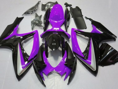 2006-2007 Gloss Purple Debadged Suzuki GSXR 600-750 Motorcycle Fairing