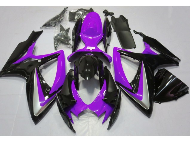 2006-2007 Gloss Purple Debadged Suzuki GSXR 600-750 Motorcycle Fairing 2006-2007 Gloss Purple Debadged Suzuki GSXR 600-750 Motorcycle Fairing