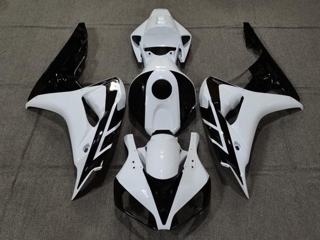 2006-2007 Gloss White and Black Honda CBR1000RR Motorcycle Fairing 2006-2007 Gloss White and Black Honda CBR1000RR Motorcycle Fairing