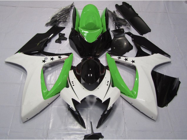 2006-2007 Green Star Suzuki GSXR 600-750 Motorcycle Fairing 2006-2007 Green Star Suzuki GSXR 600-750 Motorcycle Fairing