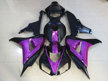 2006-2007 Matte Black Purple Honda CBR1000RR Motorcycle Fairing