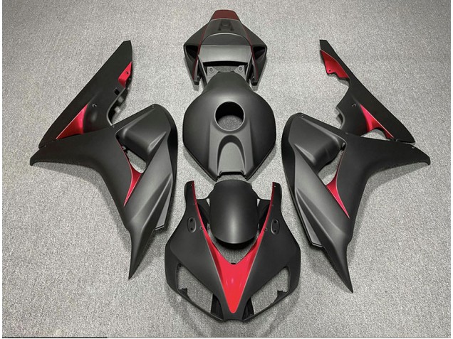2006-2007 Matte Black and Light Blue Honda CBR1000RR Motorcycle Fairing 2006-2007 Matte Black and Light Blue Honda CBR1000RR Motorcycle Fairing
