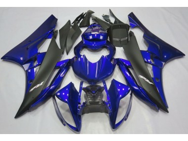 2006-2007 Metallic Blue & Black Yamaha R6 Motorcycle Fairing