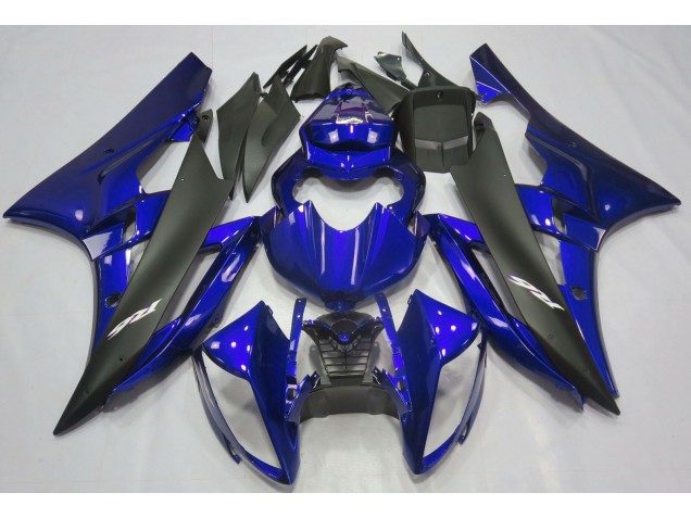 2006-2007 Metallic Blue & Black Yamaha R6 Motorcycle Fairing 2006-2007 Metallic Blue & Black Yamaha R6 Motorcycle Fairing