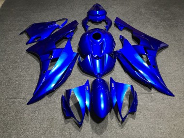 2006-2007 Metallic Blue Plain Yamaha R6 Motorcycle Fairing
