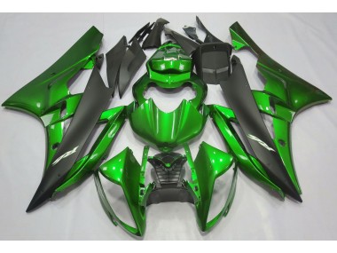 2006-2007 Metallic Green & Black Yamaha R6 Motorcycle Fairing