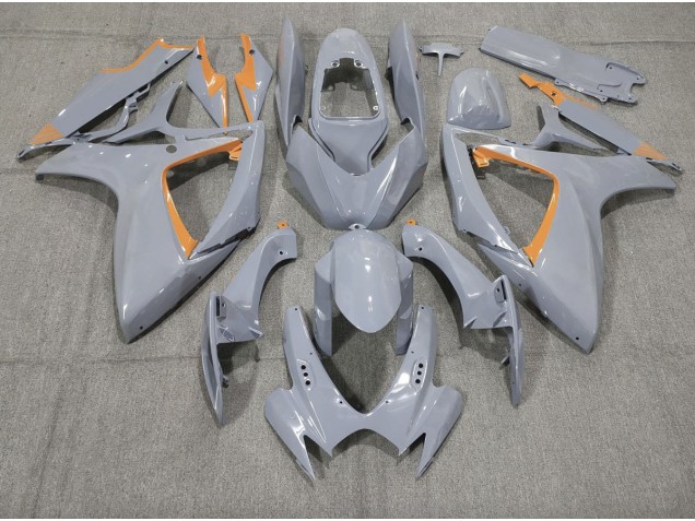 2006-2007 Nardo and Orange Trim Suzuki GSXR 600-750 Motorcycle Fairing 2006-2007 Nardo and Orange Trim Suzuki GSXR 600-750 Motorcycle Fairing