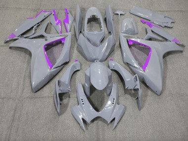 2006-2007 Nardo and Purple Trim Suzuki GSXR 600-750 Motorcycle Fairing
