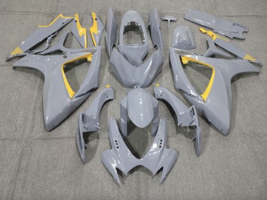 2006-2007 Nardo and Yellow Trim Suzuki GSXR 600-750 Motorcycle Fairing