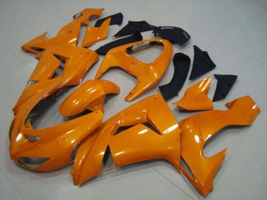 2006-2007 Orange Plain Kawasaki ZX10R Motorcycle Fairing