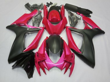 2006-2007 Pink and Matte Suzuki GSXR 600-750 Motorcycle Fairing