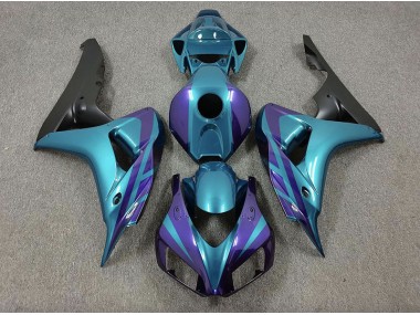 2006-2007 Purple and Emerald Honda CBR1000RR Motorcycle Fairing