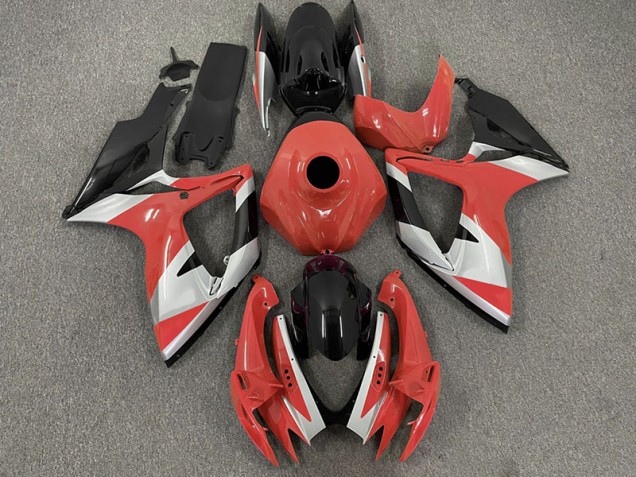 2006-2007 Red Design Suzuki GSXR 600-750 Motorcycle Fairing 2006-2007 Red Design Suzuki GSXR 600-750 Motorcycle Fairing