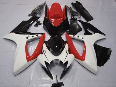 2006-2007 Red Star Suzuki GSXR 600-750 Motorcycle Fairing