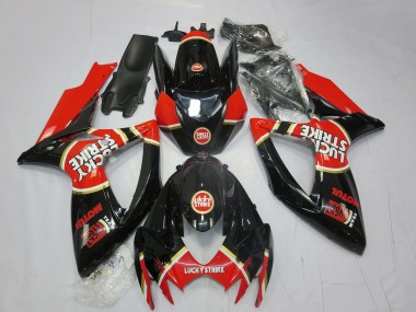2006-2007 Red Strike Suzuki GSXR 600-750 Motorcycle Fairing