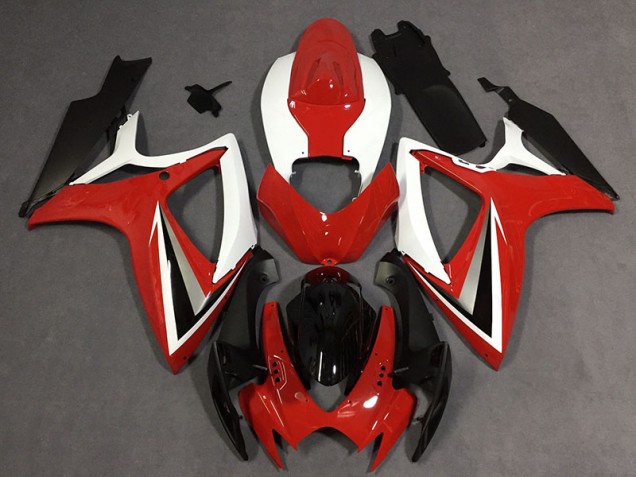 2006-2007 Red Style Suzuki GSXR 600-750 Motorcycle Fairing 2006-2007 Red Style Suzuki GSXR 600-750 Motorcycle Fairing