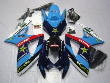 2006-2007 Rockstar Suzuki GSXR 600-750 Motorcycle Fairing