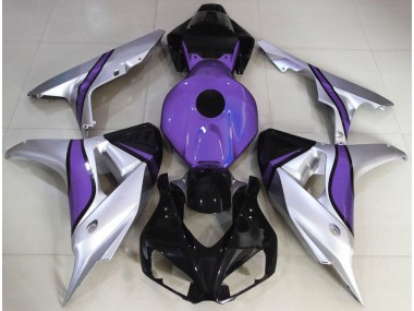 2006-2007 Silver and Purple Custom Honda CBR1000RR Motorcycle Fairing