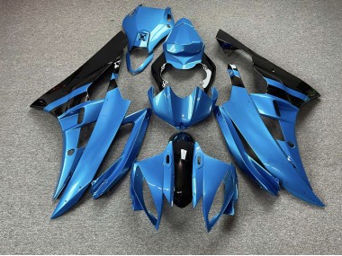 2006-2007 Sky Blue and Black Yamaha R6 Motorcycle Fairing