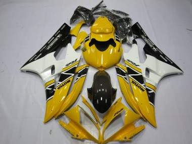 2006-2007 Yellow Motul OEM Style Yamaha R6 Motorcycle Fairing
