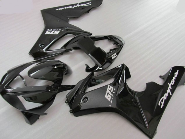 2006-2008 Black Triple Triumph Daytona 675 Motorcycle Fairing 2006-2008 Black Triple Triumph Daytona 675 Motorcycle Fairing