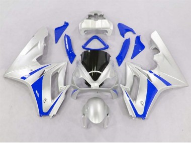 2006-2008 Silver and Blue Triumph Daytona 675 Motorcycle Fairing