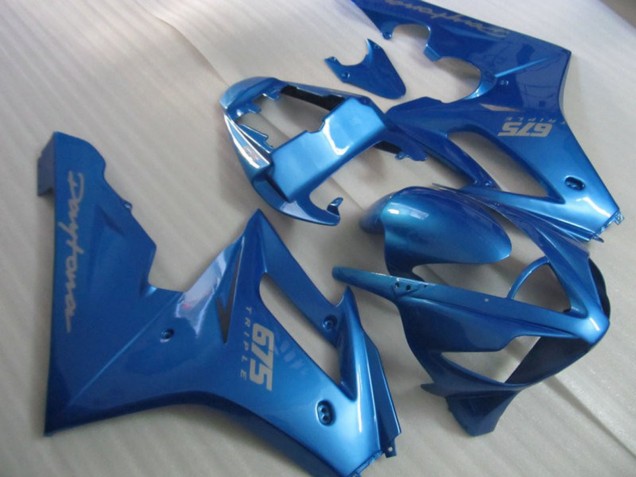2006-2008 Vibrant Blue Triumph Daytona 675 Motorcycle Fairing 2006-2008 Vibrant Blue Triumph Daytona 675 Motorcycle Fairing