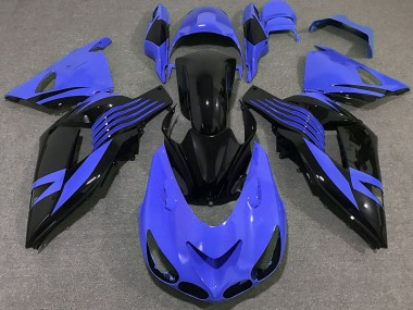 2006-2011 Bright Blue Kawasaki ZX14R Motorcycle Fairing