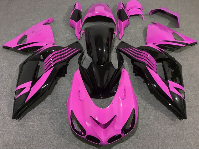 2006-2011 Bright Pink Kawasaki ZX14R Motorcycle Fairing 2006-2011 Bright Pink Kawasaki ZX14R Motorcycle Fairing