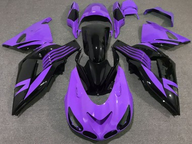 2006-2011 Bright Purple Kawasaki ZX14R Motorcycle Fairing