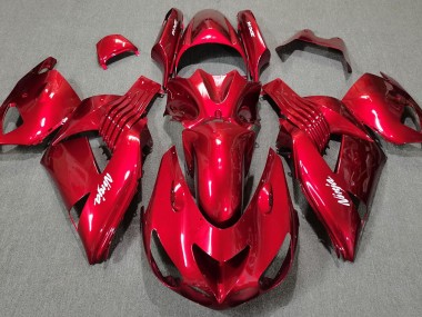 2006-2011 Gloss Red Kawasaki ZX14R Motorcycle Fairing