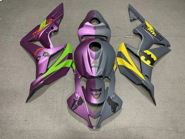 2007-2008 Bat Man vs Joker Matte Honda CBR600RR Motorcycle Fairing 2007-2008 Bat Man vs Joker Matte Honda CBR600RR Motorcycle Fairing