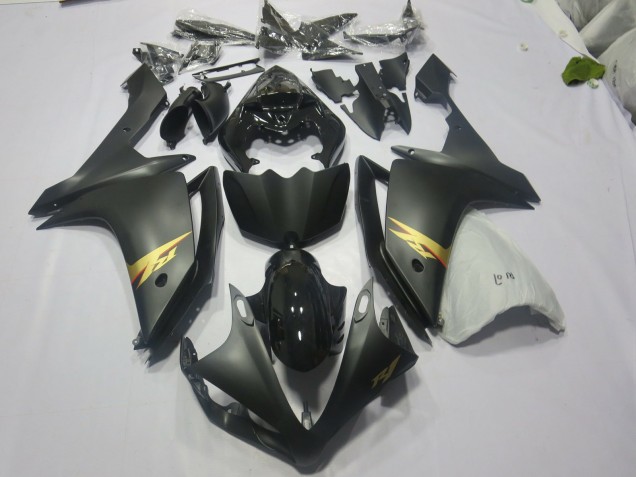 2007-2008 Black and Gold Yamaha R1 Motorcycle Fairing 2007-2008 Black and Gold Yamaha R1 Motorcycle Fairing