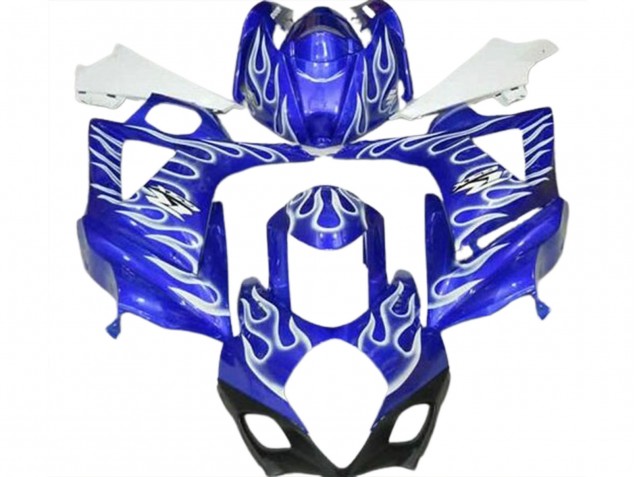 2007-2008 Blue Flame Suzuki GSXR 1000 Motorcycle Fairing 2007-2008 Blue Flame Suzuki GSXR 1000 Motorcycle Fairing