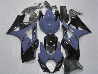 2007-2008 Dark Blue and Black Suzuki GSXR 1000 Motorcycle Fairing