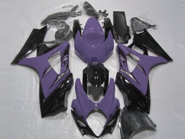 2007-2008 Dark Purple and Black Suzuki GSXR 1000 Motorcycle Fairing