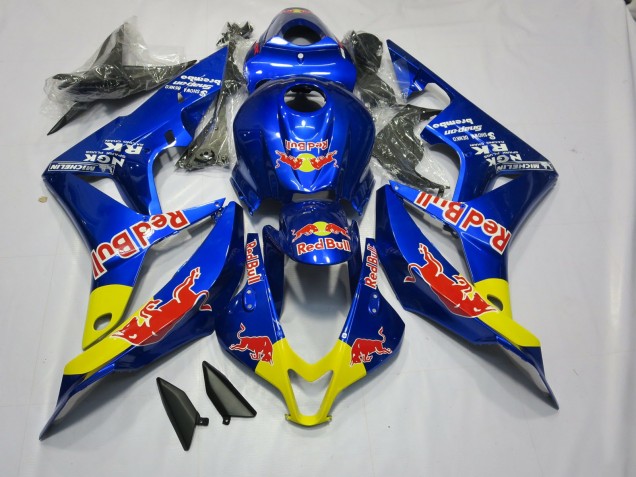 2007-2008 Deep Blue Red Bull Honda CBR600RR Motorcycle Fairing 2007-2008 Deep Blue Red Bull Honda CBR600RR Motorcycle Fairing