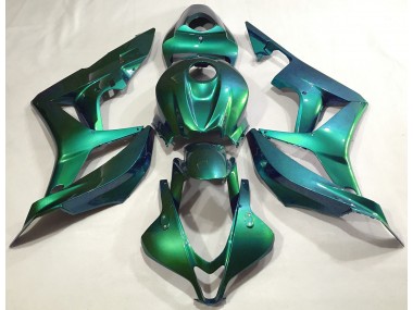 2007-2008 Emerald Green Plain Honda CBR600RR Motorcycle Fairing