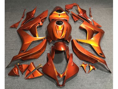 2007-2008 Flat Orange Honda CBR600RR Motorcycle Fairing