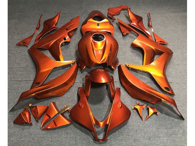 2007-2008 Flat Orange Honda CBR600RR Motorcycle Fairing 2007-2008 Flat Orange Honda CBR600RR Motorcycle Fairing