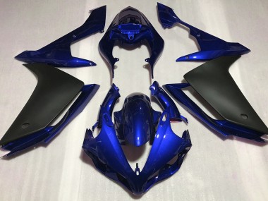 2007-2008 Gloss Blue & Black Yamaha R1 Motorcycle Fairing