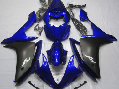 2007-2008 Gloss Blue and Black Yamaha R1 Motorcycle Fairing