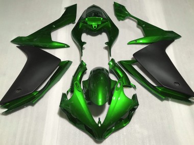 2007-2008 Gloss Green & Black Yamaha R1 Motorcycle Fairing